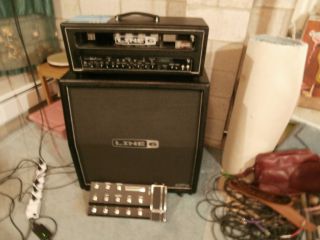 Line 6 Spider Valve MKII 100HD WITH Slant cabinet & floor board MINT 