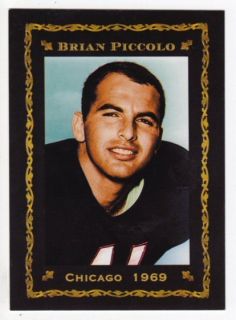 1969 Brian Piccolo Chicago Bears halfback rare Monarch Corona Epic 1 
