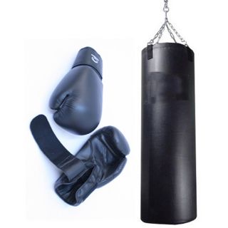 Heavy Duty Boxing Heavy Bag Punching Bag with 16 ounce Pro Boxing 