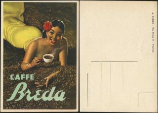 Postcard PPC Advertising Caffe Breda