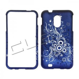 Cool Breeze Blue Snap on Hard Cover for Samsung Epic 4G Touch Galaxy s 