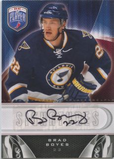 2009 10 Be A Player Signatures #SBY Brad Boyes