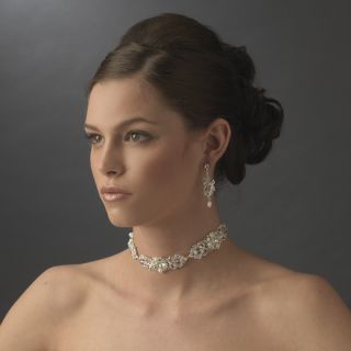   Freshwater Pearl Bridal or Wedding Headband Necklace Bracelet