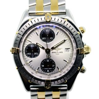 Breitling Windrider Chronomat B13048 Two Tone Chronograph Watch