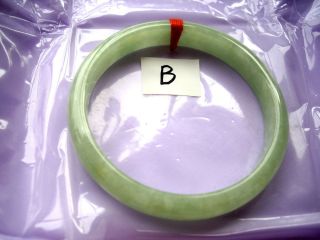   Real Jade Bracelet Green Bangle 53 mm HALF MOON Jewelry Great Gift