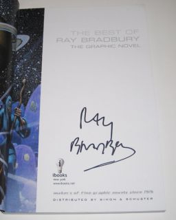 Ray Bradbury~BEST OF RAY BRADBURY GRAPHIC NOVEL~Handsigned~ONLY COPY 