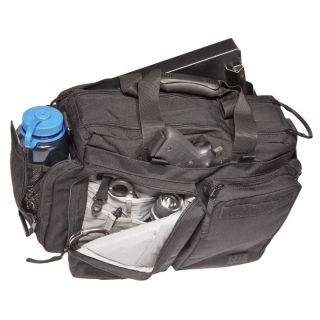 11 Tactical Black Side Trip Briefcase Gear Medium Bag w/ Shoulder 