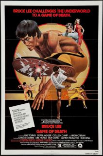 MP0045 Bruce Lee Game of Death 1979 Original American One Sheet Movie 