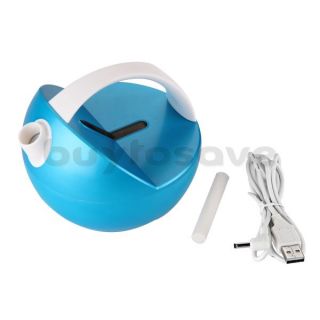 Blue Portable Mini Water Mist Moisture Air Humidifier Office