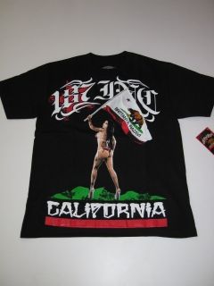 Flag Brittanya OCampo California Cali 187 Inc Shirt Tee Black Tshirt 