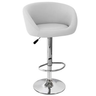 New Modern Leather Bar Counter Stool Adjustable Height Retro 