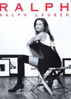 1993 Ralph Lauren RRL Bridget Hall Fashion Magazine Ad