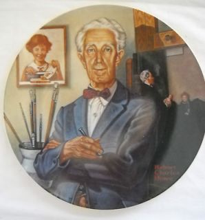   Tribute to Norman Rockwell Collector Plate Brantwood Collection