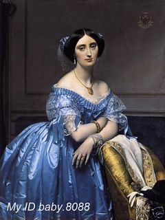 High quality oil painting portrait Princess de Broglie #3726