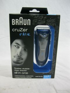 Braun Cruzer 6 Face Cordless Electric Shaver with 3 Combs and Charging 