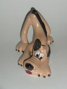 Vintage Brayton Laguna Walt Disney Pluto Dog Figurine Pottery Rare HTF 