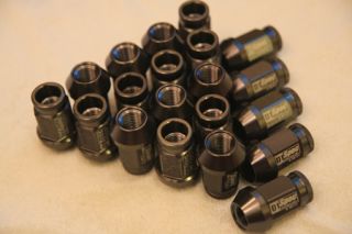 20x 42mm D1 Spec Lug Nuts in Titanium M12*P1.25mm