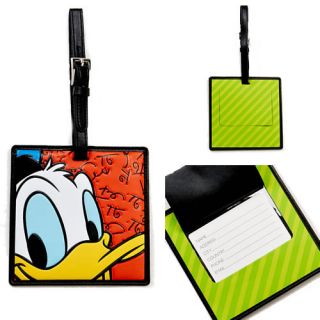 Disney by Britto Oversize Faux Leather Donald Duck Luggage Tag 4024813 
