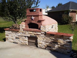 Brick Oven Plans CD Wood Fired Pizza BBQ Grill Smoker