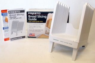 Presto Slicing Guide Bread Loaf Slicer in Box w Manual