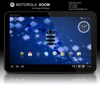 Motorola Xoom 32GB Wi Fi WiFi MZ604 10 1 Inch Android Tablet Black 