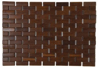   Designs Set of 4 Sumatra Dark Brown Color 100 Bamboo Placemats