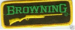 Browning Rifle Shot Gun Collectors Firearms Patch