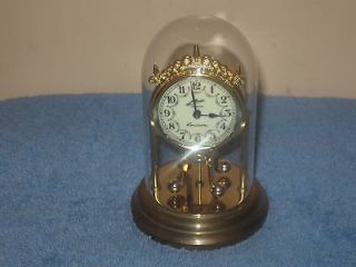 vintage schmid schlenker jr wind up dome clock time left