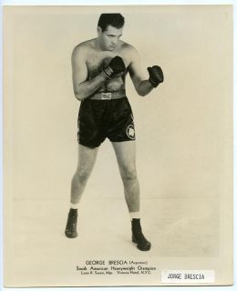 1930s Boxing JORGE BRESCIA Vintage Photogragph ARGENTINA 