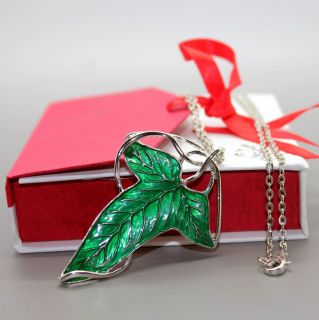 New Brooch & Necklace Aragorns Barahir Lord of The Rings LOTR leaf 
