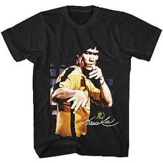 New Bruce Lee in Yellow Tracksuit Game of Death Classic Movie T Shirt 