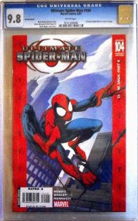 Ultimate Spider Man #104 CGC 9.8 Variant Cover