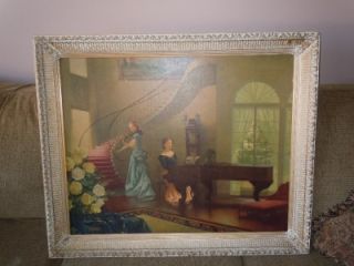 Morning Melodies by R. Brownell McGrew signed framed lithograph print 