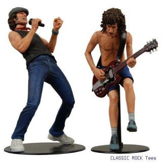 AC DC Brian Johnson Angus Young New Action Figure Set