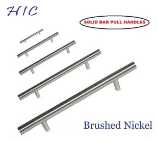 10 12 Brushed Nickel Cabinet Bar Pulls Lot Sizes Free 
