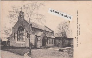 circa 1932 1936 bristow va linton hall military school chapel postcard