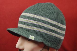 Adidas ClimaWarm Pavlis Brimmer Visor Green Beanie Hat