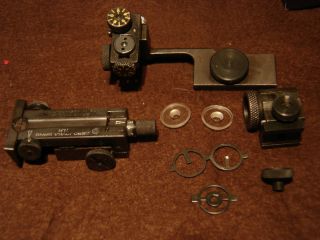 Brno CZ 3 4 22LR Target Sights Front Globe Set in Excellent Condition 
