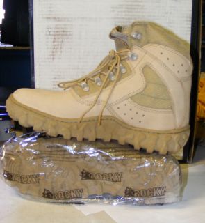 Rocky Boots S2V 120 6 Special Ops Desert Tan USA Hiker Vibram Sole 7W 
