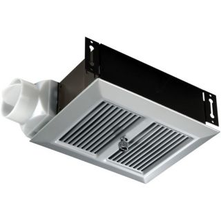 Broan Nutone Decorative Bathroom Ceiling Wall Fan with Aluminum Grille 