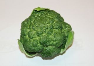   Plastic Artificial Fake Fruit Broccoli Cauliflower Vegetables