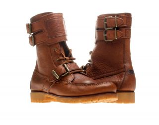 Polo Ralph Lauren Brockton Tan Leather Mens Boots 812143074236