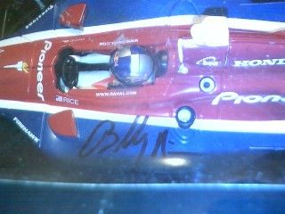 Collectible Buddy Rice Authentic Autograph Racing Car