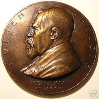 1927 Art Bronze Medal by Dammann L Gallois