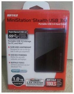 Buffalo Technology MiniStation Stealth 1 TB,External (HD PCT1TU3/BB 