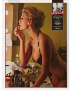 2011 Swimsuit Model Brooklyn Decker 2 Page Photo Ad Hot