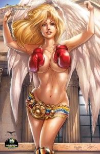   TALES ANGEL 1 SHOT   D WIZARD WORLD PHILLY BROOMALL BOXING VARIANT