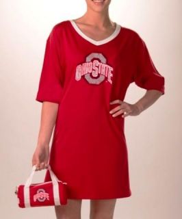 Ohio State University Buckeyes Football Jersey Nightshirt
