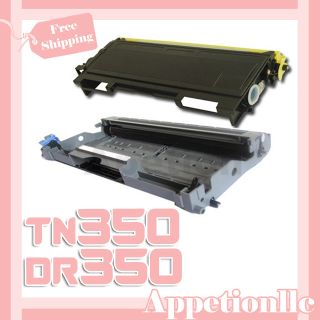 Brother TN350 DR350 Combo Pack Toner Cartridge and Drum Unit TN 350 Dr 