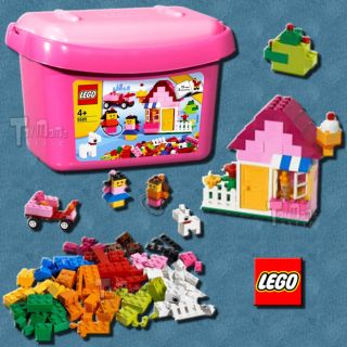 lego building system pink brick box 5585